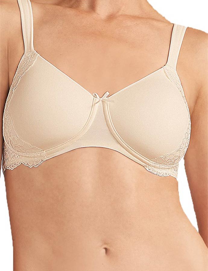 Amoena Lilly Padded Non-Wired Mastectomy Bra - Nocturnal Lingerie