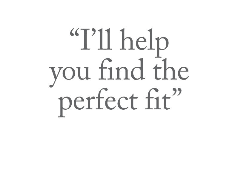 I'll help you find the perfect fitting bra